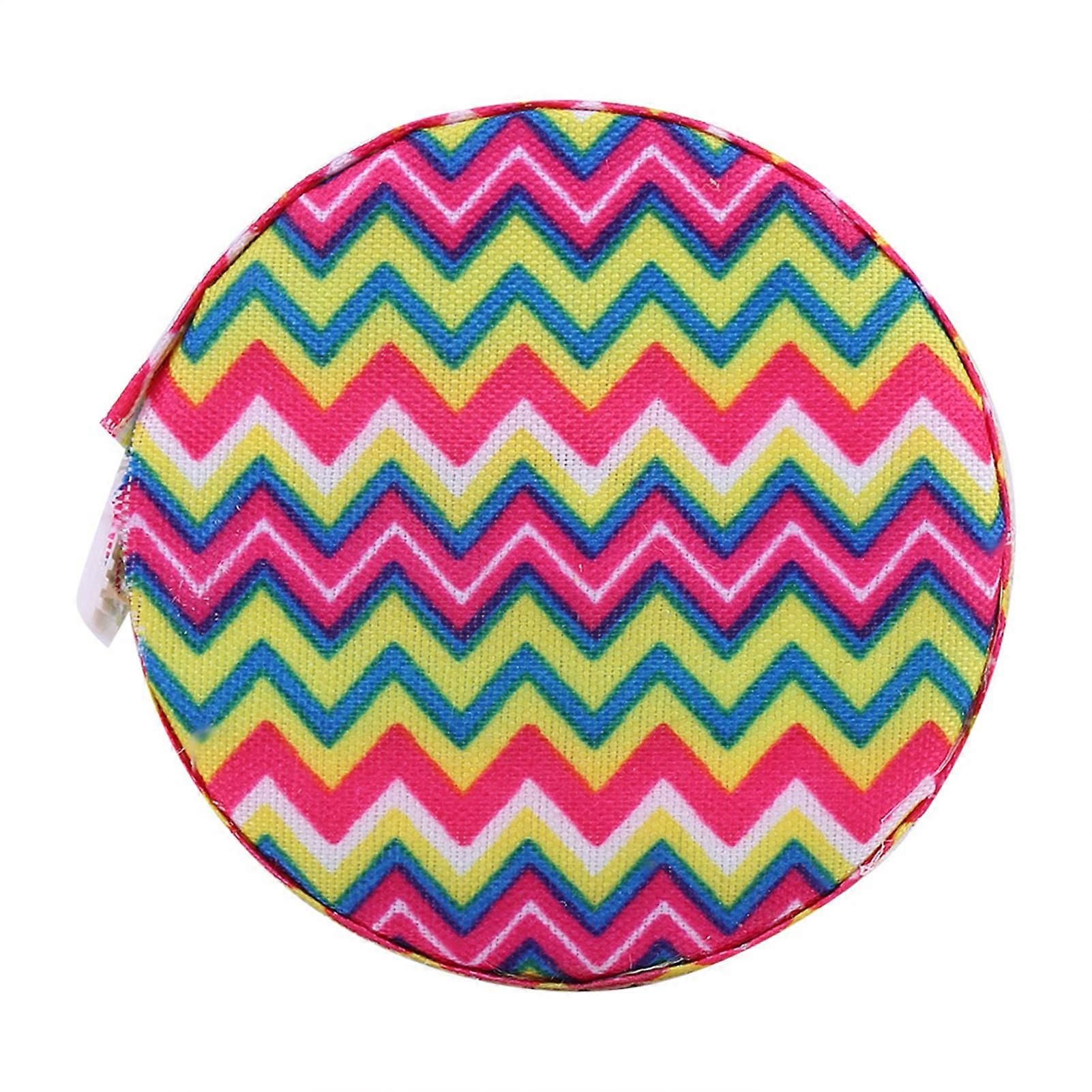 150cm/60in Accurate Tape Measure Tapeline Body Fitness Measuring Retractable Ruler (Pattern #1)