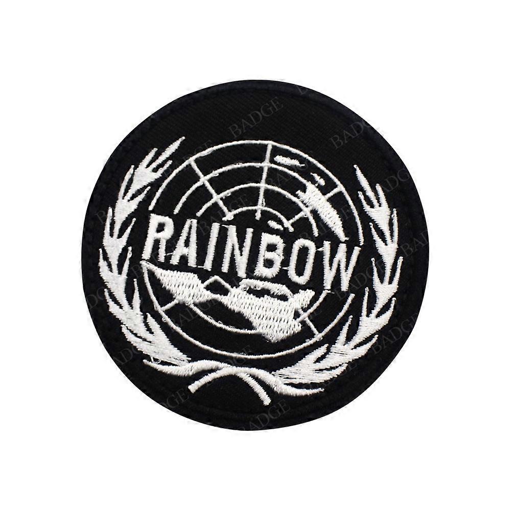 Tactical Army Fastener Badge Rainbow Six Embroidered Applique Patch