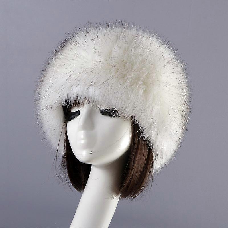 Donne Fluffy Faux Fox Pelliccia Spessa Autunno Inverno Peloso