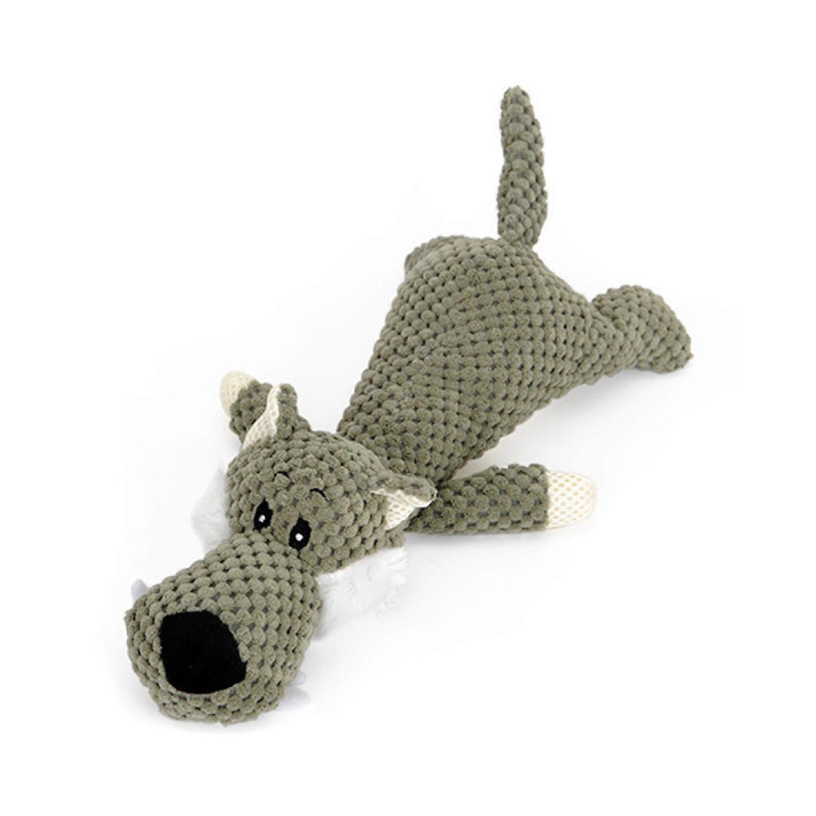 Animal Stuffed Squeaker Dog Toy Durable Puppy Teething Chewing Toys for Small Medium Large Breed Chewers