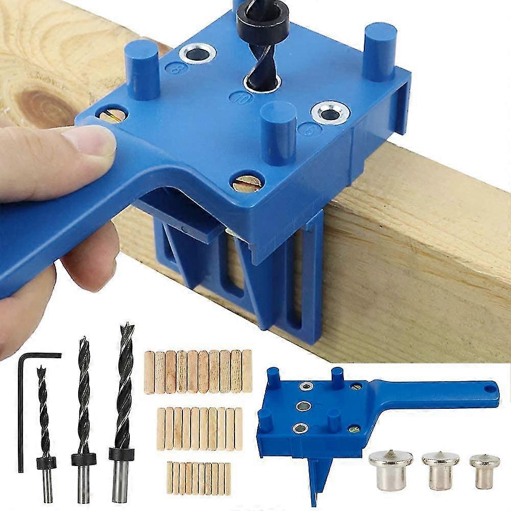 41 Pcs Dowel Ing Jigs Trunn Jig Kit Straight Hole Carpentry Dowel Jig