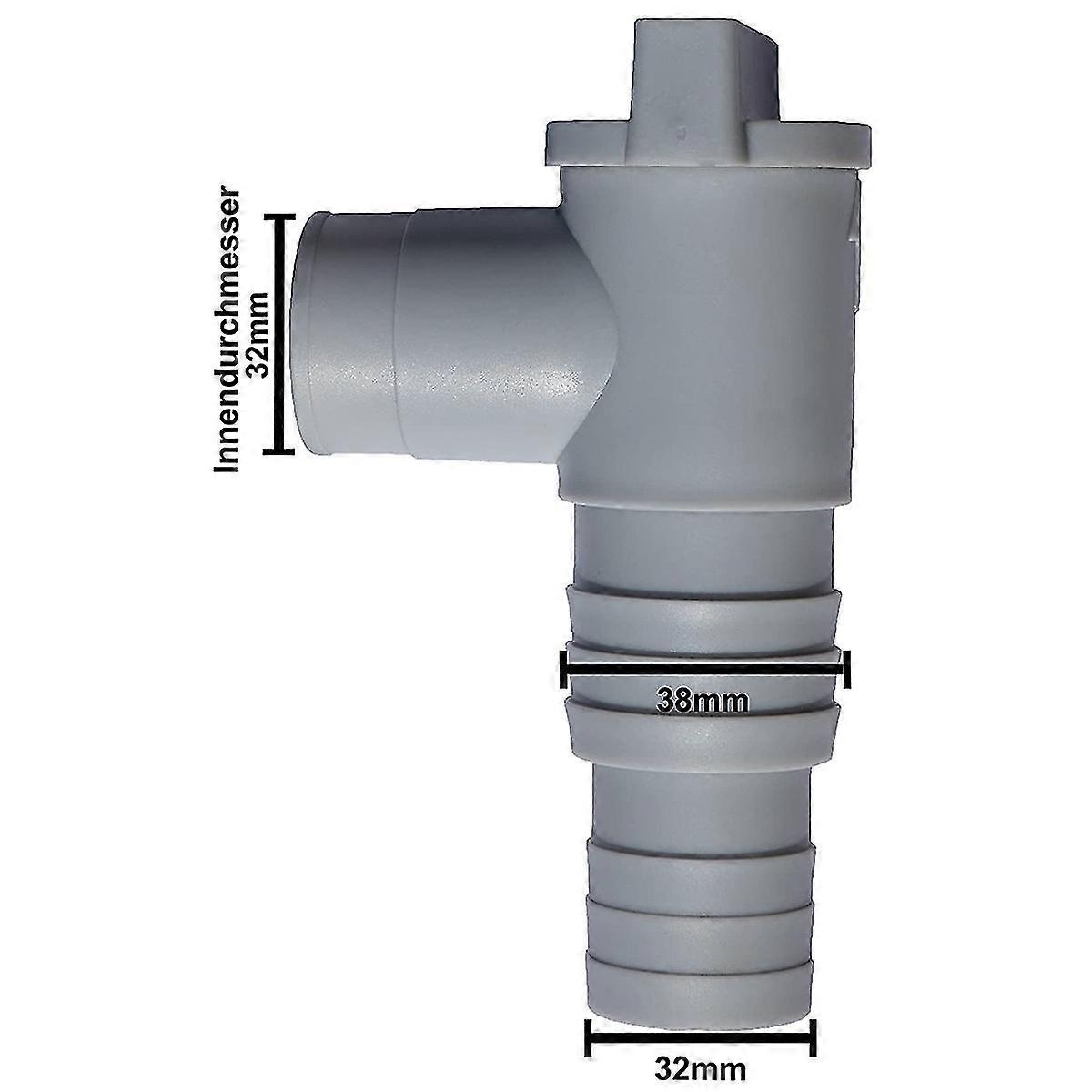 Intex Bestway Poolsun Swimming Pool Shut-Off Valve Set For 32Mm Hose Connection WYELV