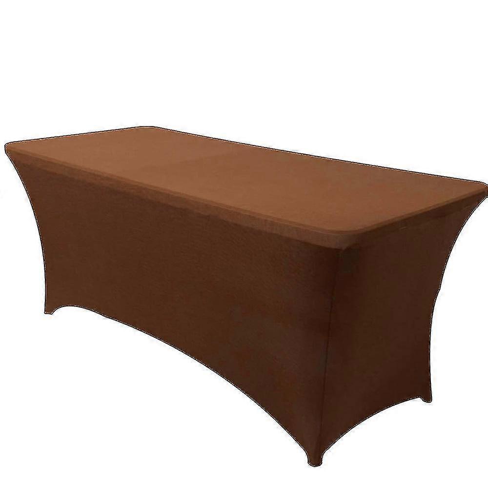 4ft Spandex Tablecloth Rectangular Stretch Table Cover Wedding Party
