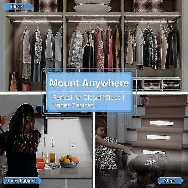 Wireless Under Cupboard Light, 28 Led Motion Sensor Lights Usb Under Cabinet Lig