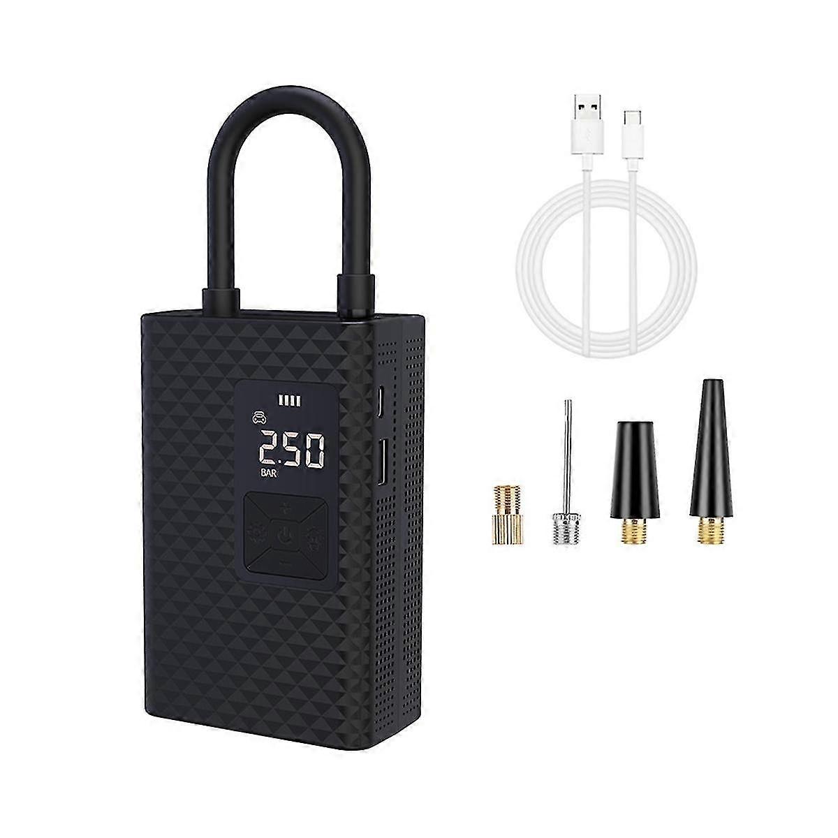 Car Multifunctional Portable Inflator Smart Car Inflator Pump Wireless Electric Inflator Pump Outdo