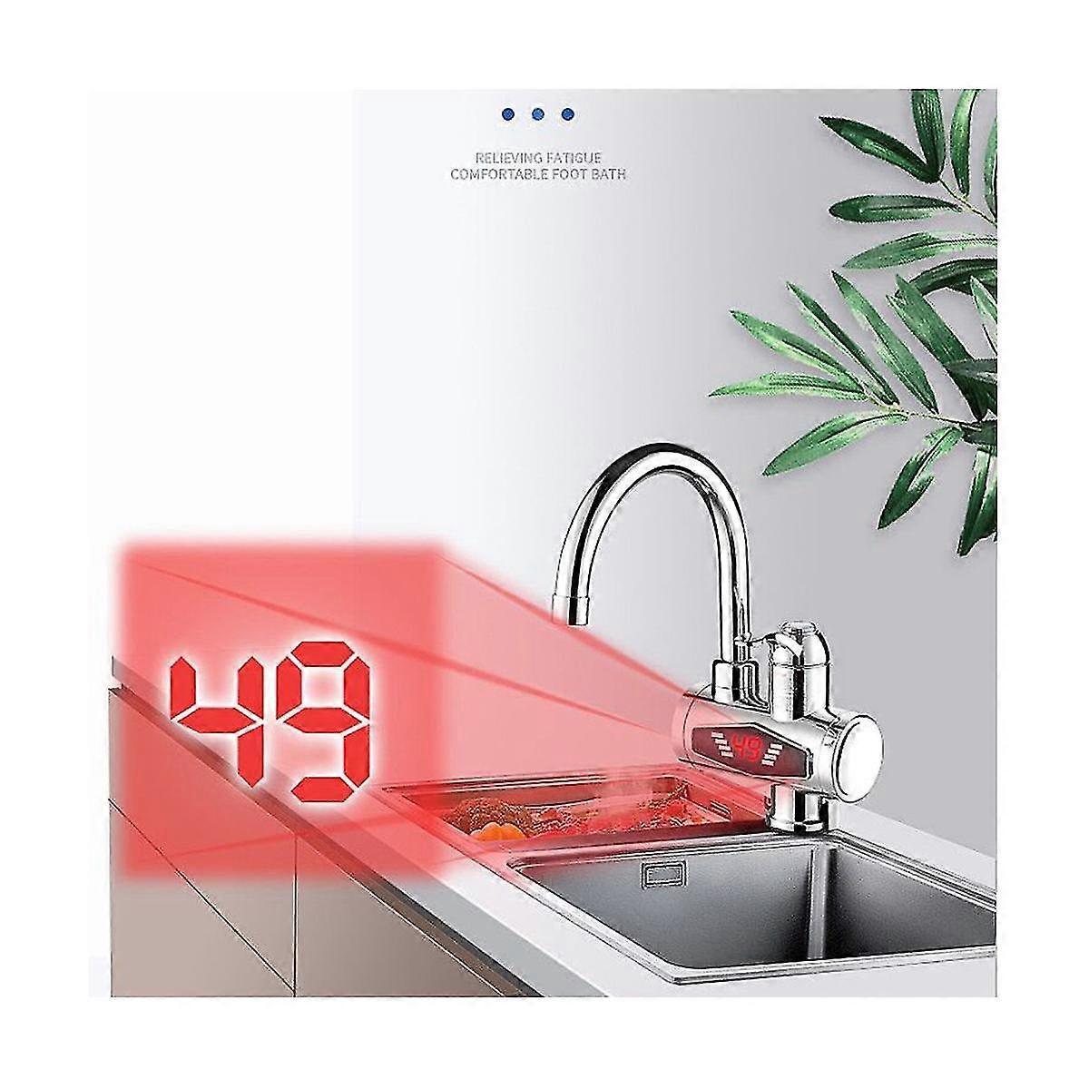 Chauffe-eau électrique instantané Robinet d’eau chaude instantanée Cuisine Chauffage de l’eau du robinet Instant Wate