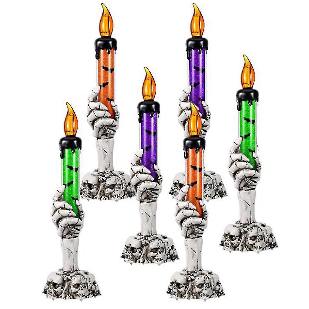 6 Pack Hands Hold Flameless Hand Led Lamp