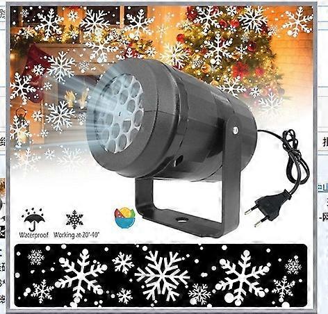 Led Laser Snowflake Projector Light Garden