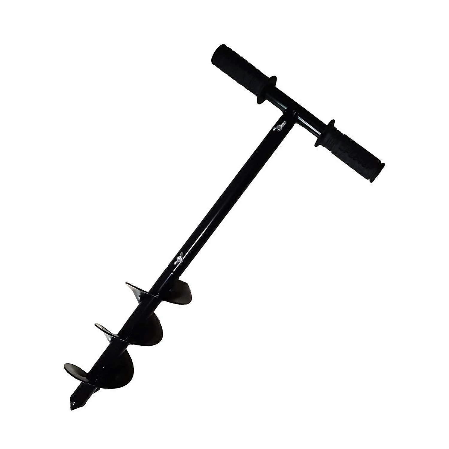 Manual Garden Auger, 10x60cm Garden Augers Garden Twist Drill Bit Flower Bulb Auger Manual Spade and Auger