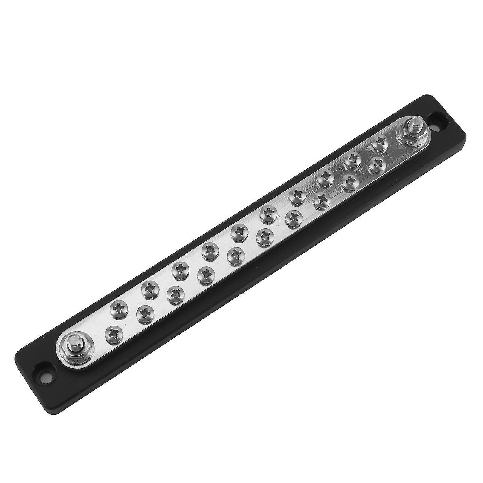 Bus Bar Board Dual Rows 20 Position 2 Studs Terminal Block 150A for Trucks RVs Vehicles