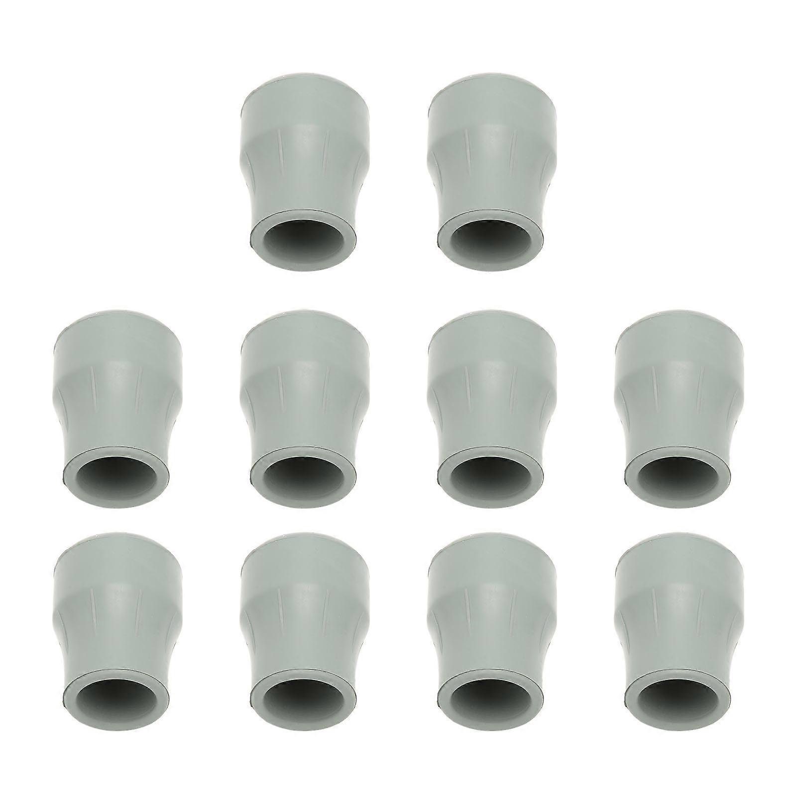 10PCS Rubber Buffer Crutch Tips Replacement Non Slip Cane Tip Protector 22mm Inner Diameter