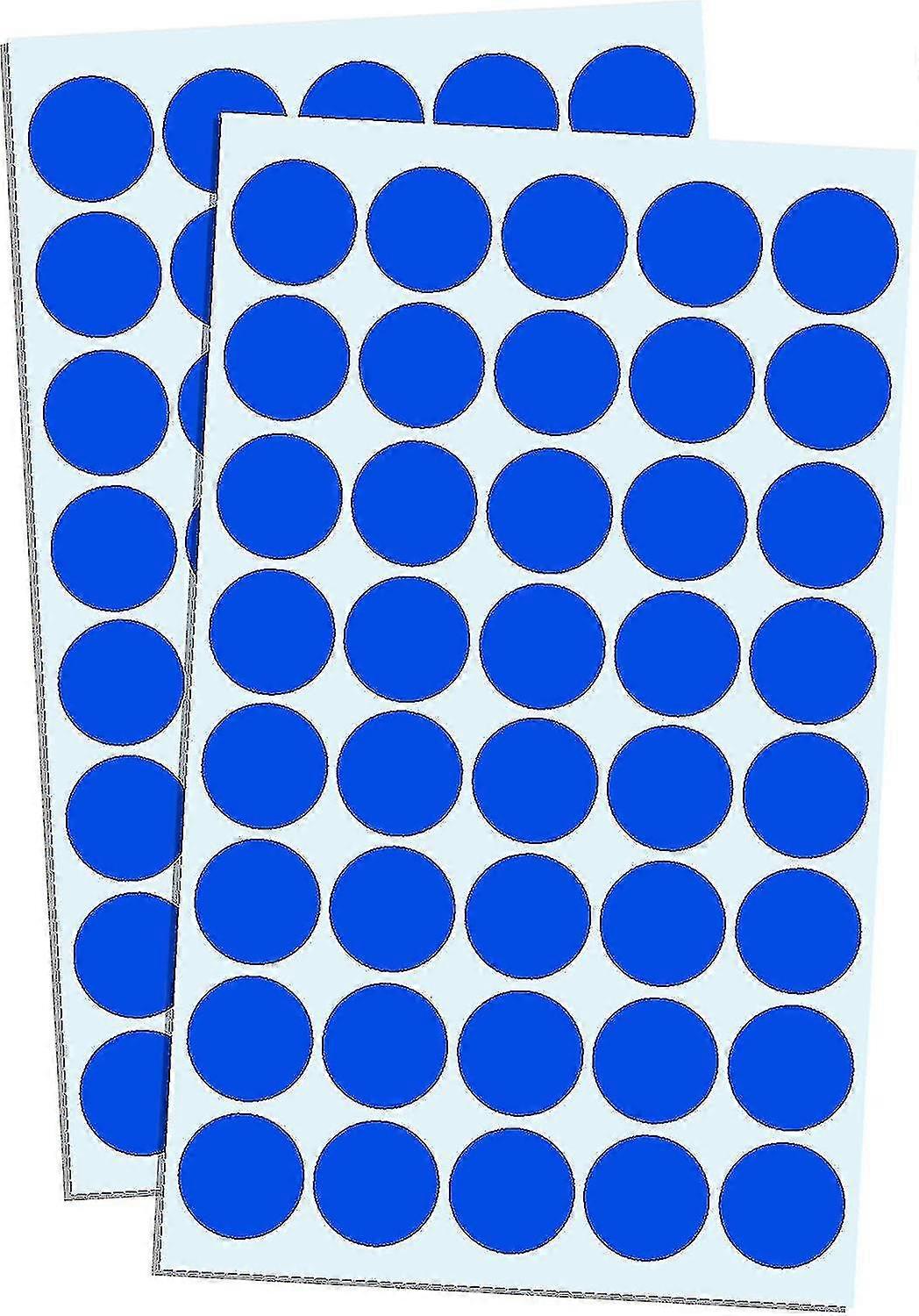 1050 Pack, 3/4" Round Colored Dot Stickers Labels
