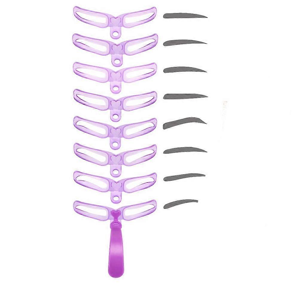 Eyebrow Stencils Template  Eyebrow Shaping 8 Styles Reusable Stencil