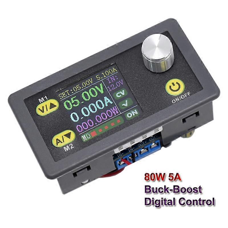 80W 5A Buck Boost Power Supply Adjustable Variable DC 0.6-36V CC CV Digital Laboratory Converter Voltage Regulator