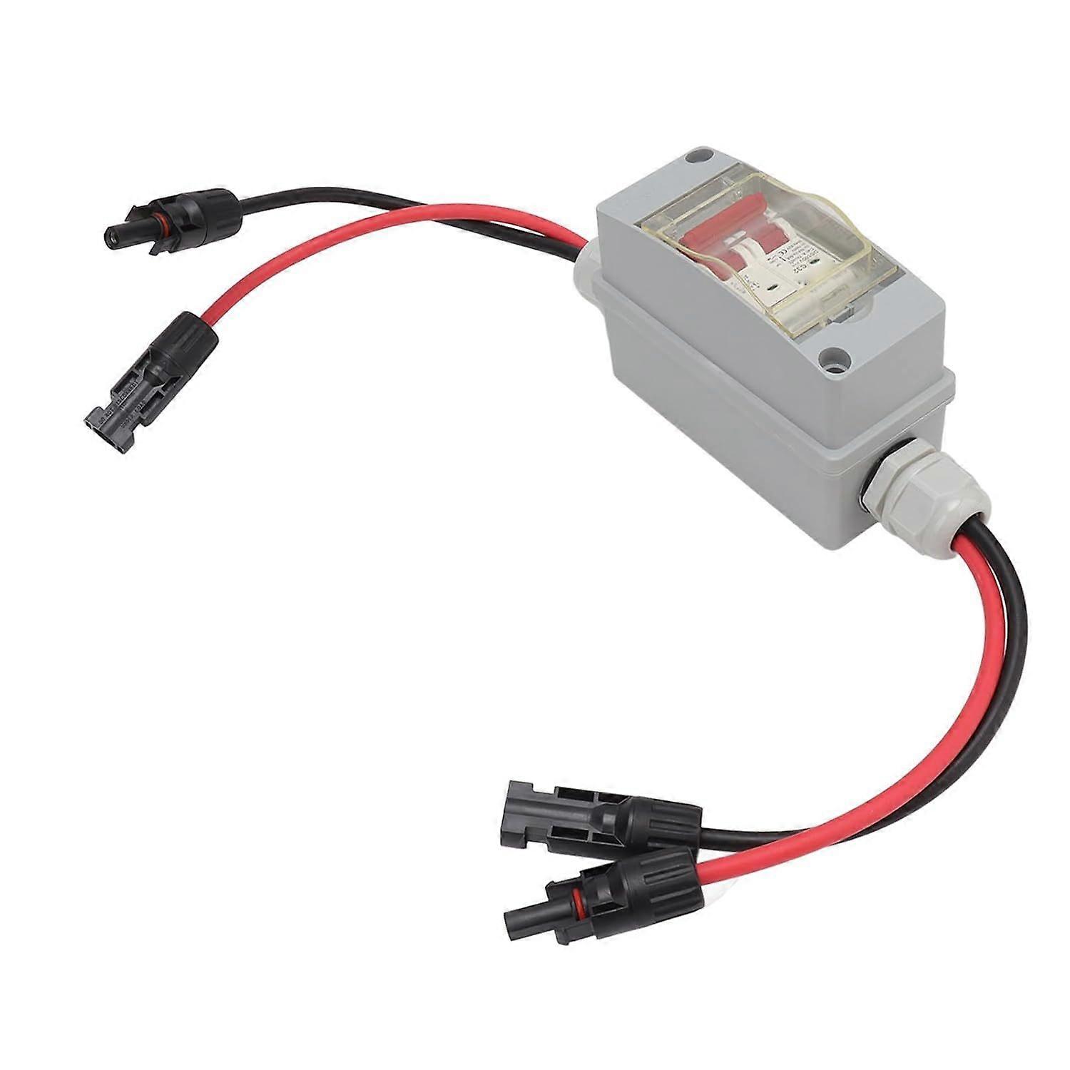 2P Circuit Breaker Solar Panel Air Switch DC 500V 32A Solar With Cable and PV Connector Edition