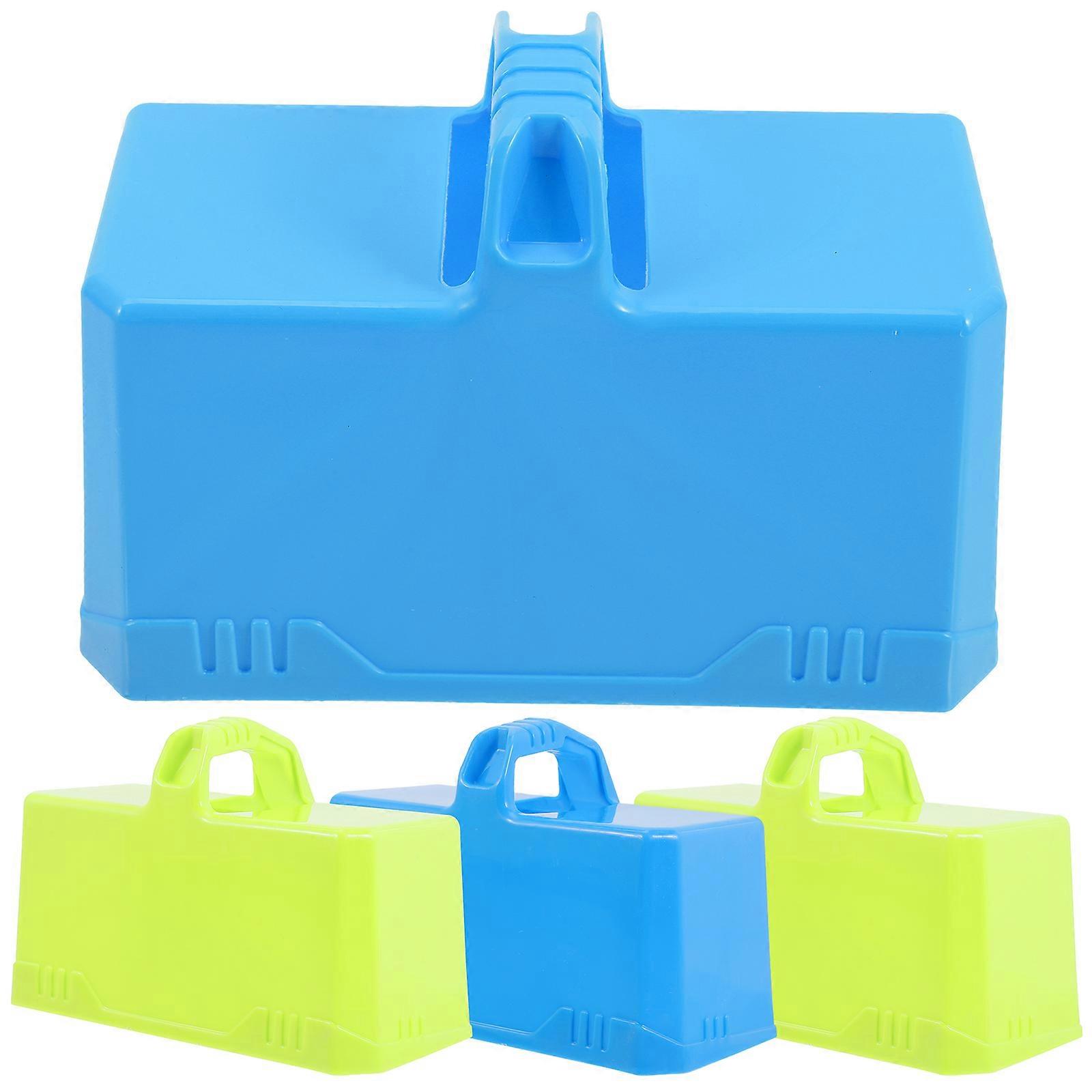 4Pcs Portable Snow Toys Snow Blocks Makers Game Playing Snow Toys Snow Blocks for Snowfield