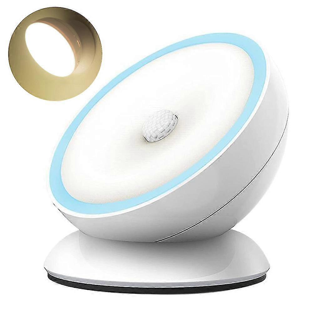 Night Light Motion Sensor With 360 Rotating Base Led Sleep Light-controlled Human Body Induction Lamp For Indoor Use In