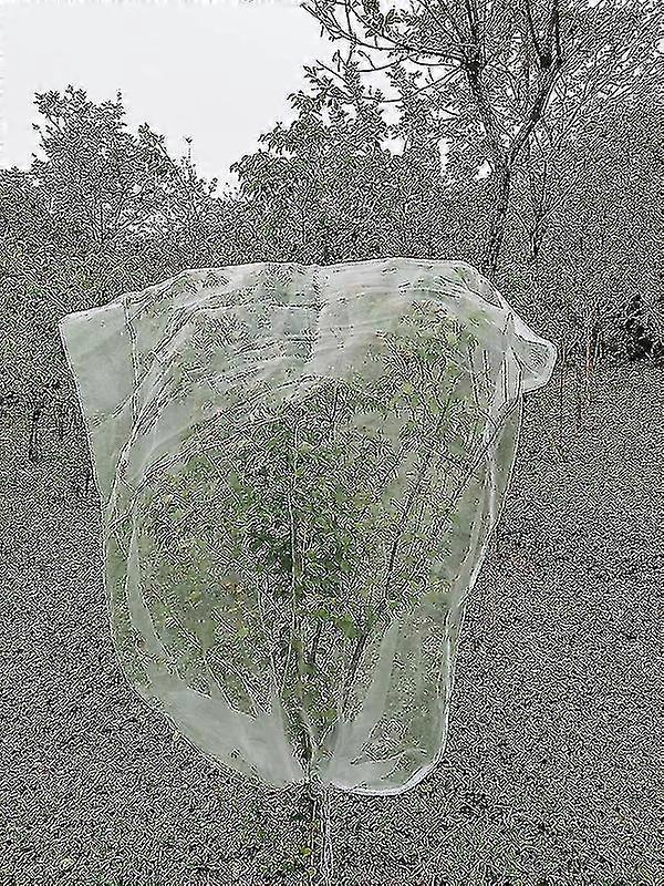 2 Pack Fruit Tree Netting 1m*1.5m, Fine Mesh Insect Netting With Drawstring  PK
