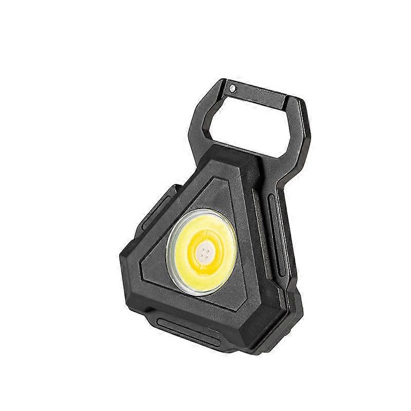 Mini LED Working Light Portable Pocket Flashlight USB Rechargeable Key Light Lantern Camping Outside Hiking COB Lantern
