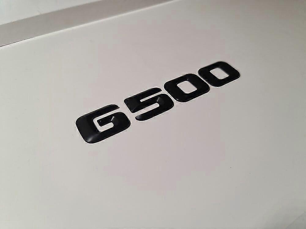 G500 Matte Black Letter Number Rear Boot Badge Emblem G Class Mercedes Matt