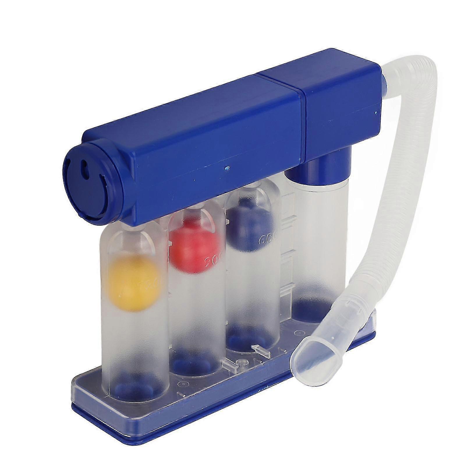 Color Coded Deep Breathing Exerciser with Breath Measurement System - 3 Balls