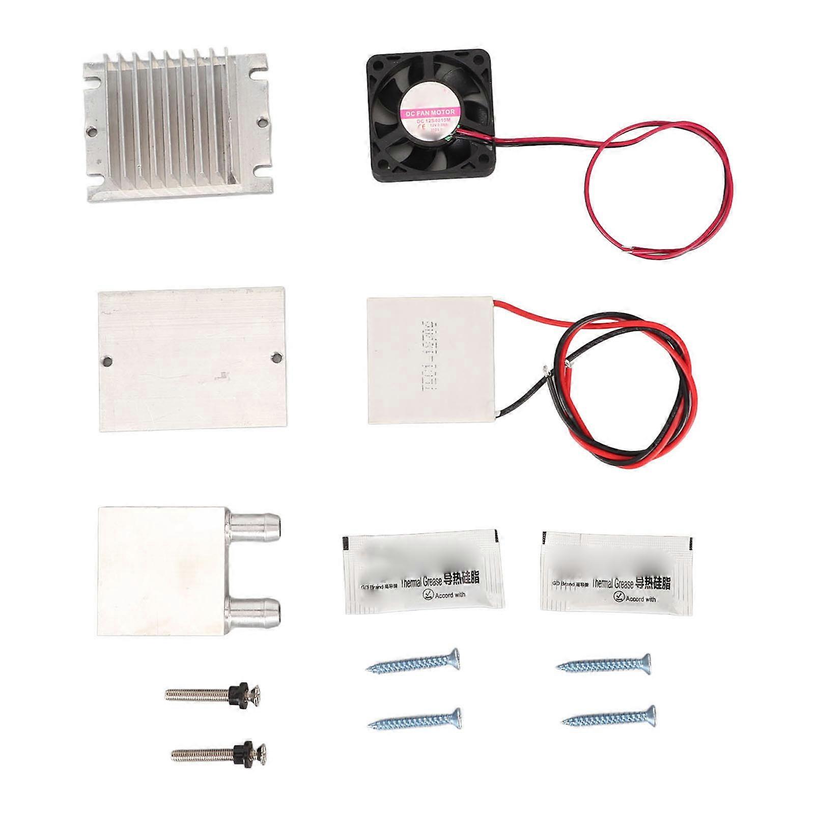 Semiconductor Cooling System Kit DC 12V 72W DIY Refrigeration Semiconductor for Wine Cellar Pantry