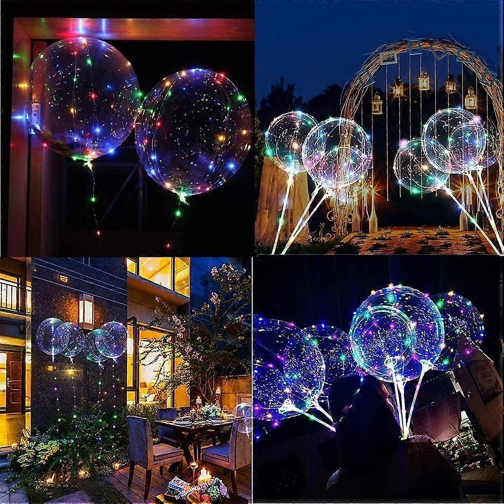 Durchsichtige Luftballons Konfetti-Ballons Bunt 30 Cm , Günstige Faschings Partydeko & Zubehör