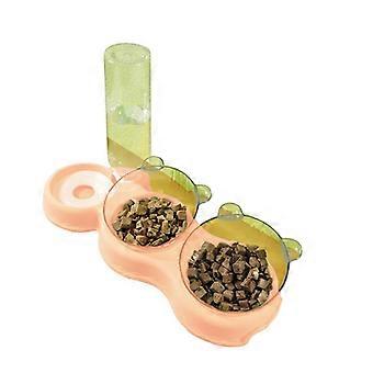 Pet Feeder Alimentation en eau potable Remplissage automatique d’eau Cat Dog Double Bowl