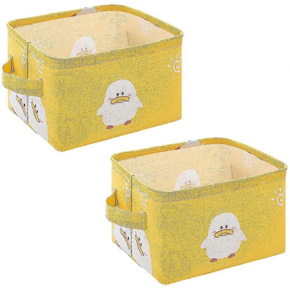 Desktop Storage Box Folding Fabric Portable Storage Box