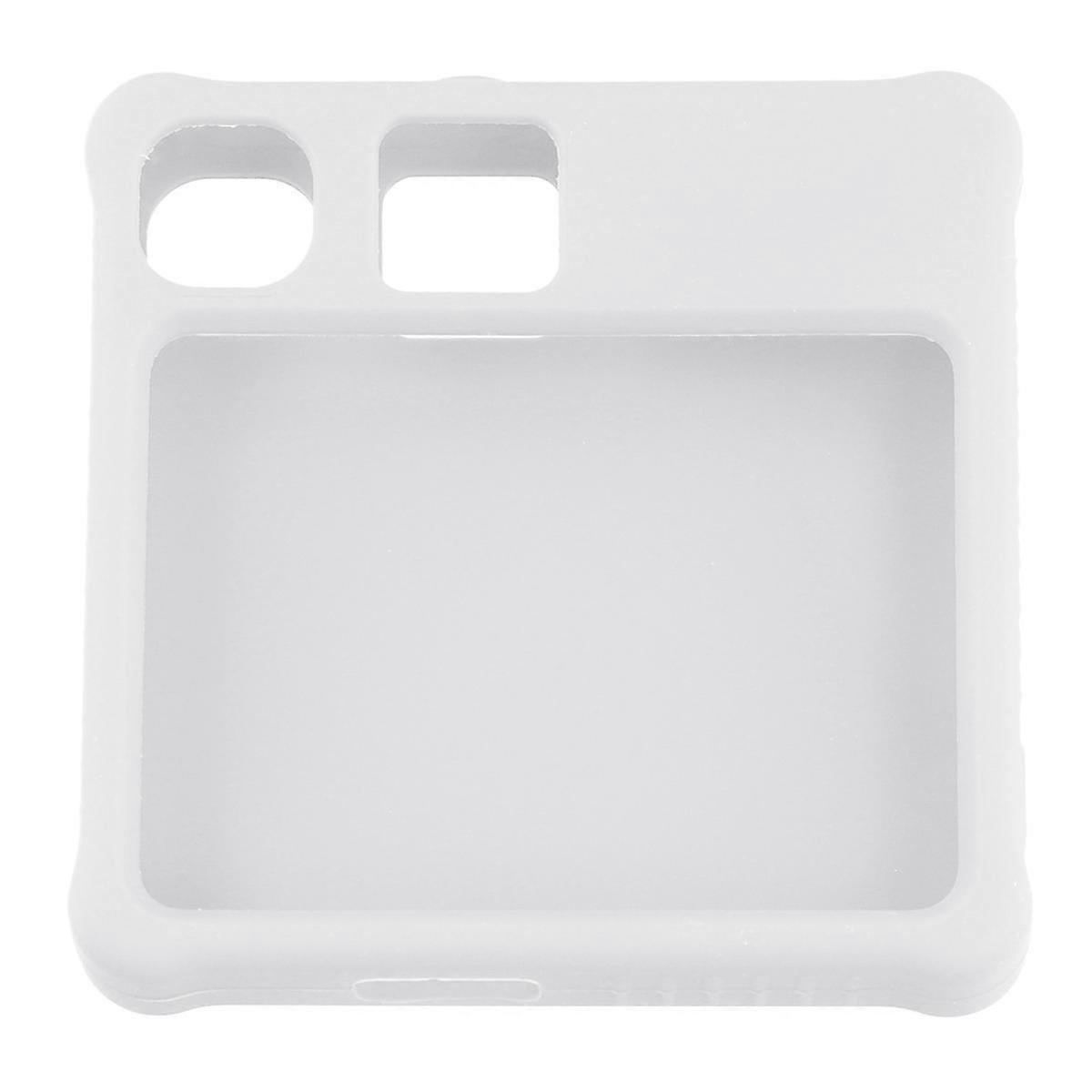 Silicone Protective Case for R1 AI Device Silicone Anti-Slip Protective Cover for R1 AI White