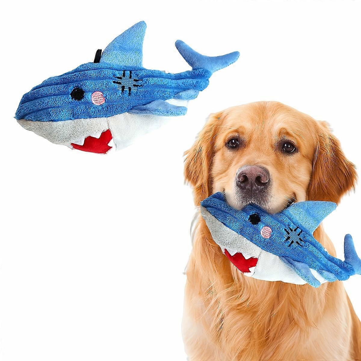 Dog Squeaky Chew Toy Durable Plush Teeth Toy Washable Interactive Dog Toy
