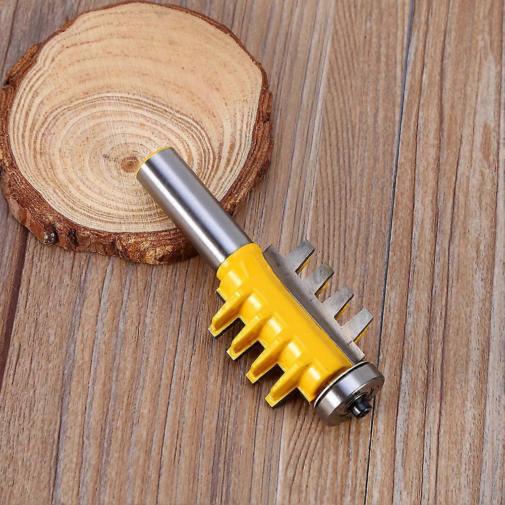 Finger Joint Router Bit 1/2 Inch Shank Cone Tenon Woodworking Cutter