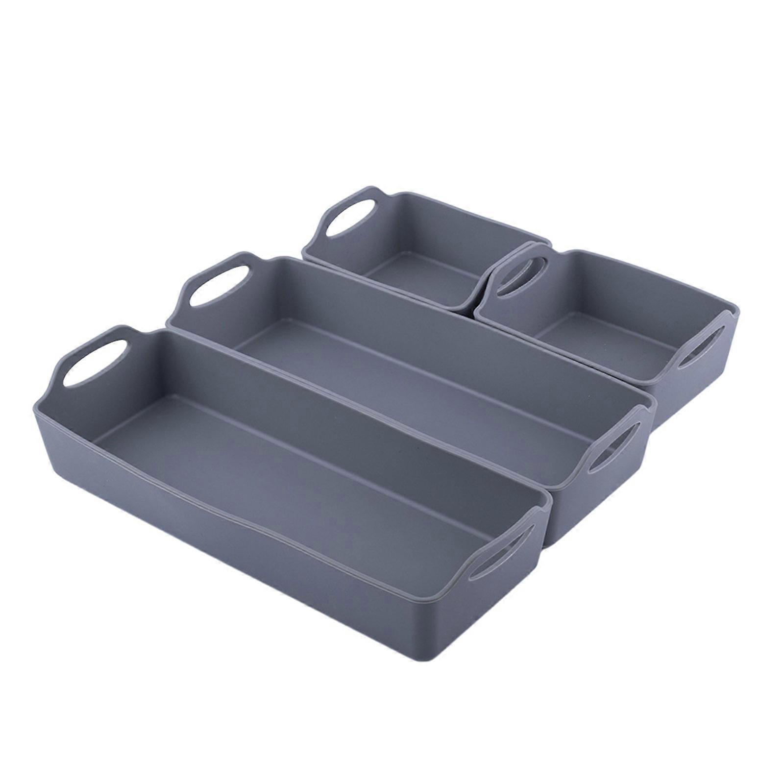 Silicone Sheet Pan Dividers For Easy Cooking & Meal Prep, Reusable Baking Trays
