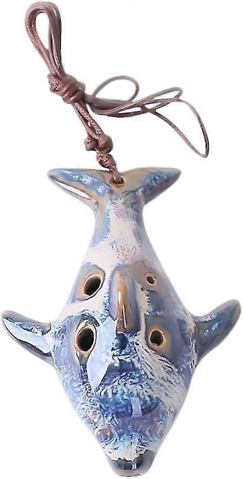Classic 6 Holes Ocarina Zelda Alto C Ceramic Ocarina For Music Instrument Learner Ocarina Fans Random Color XiXi