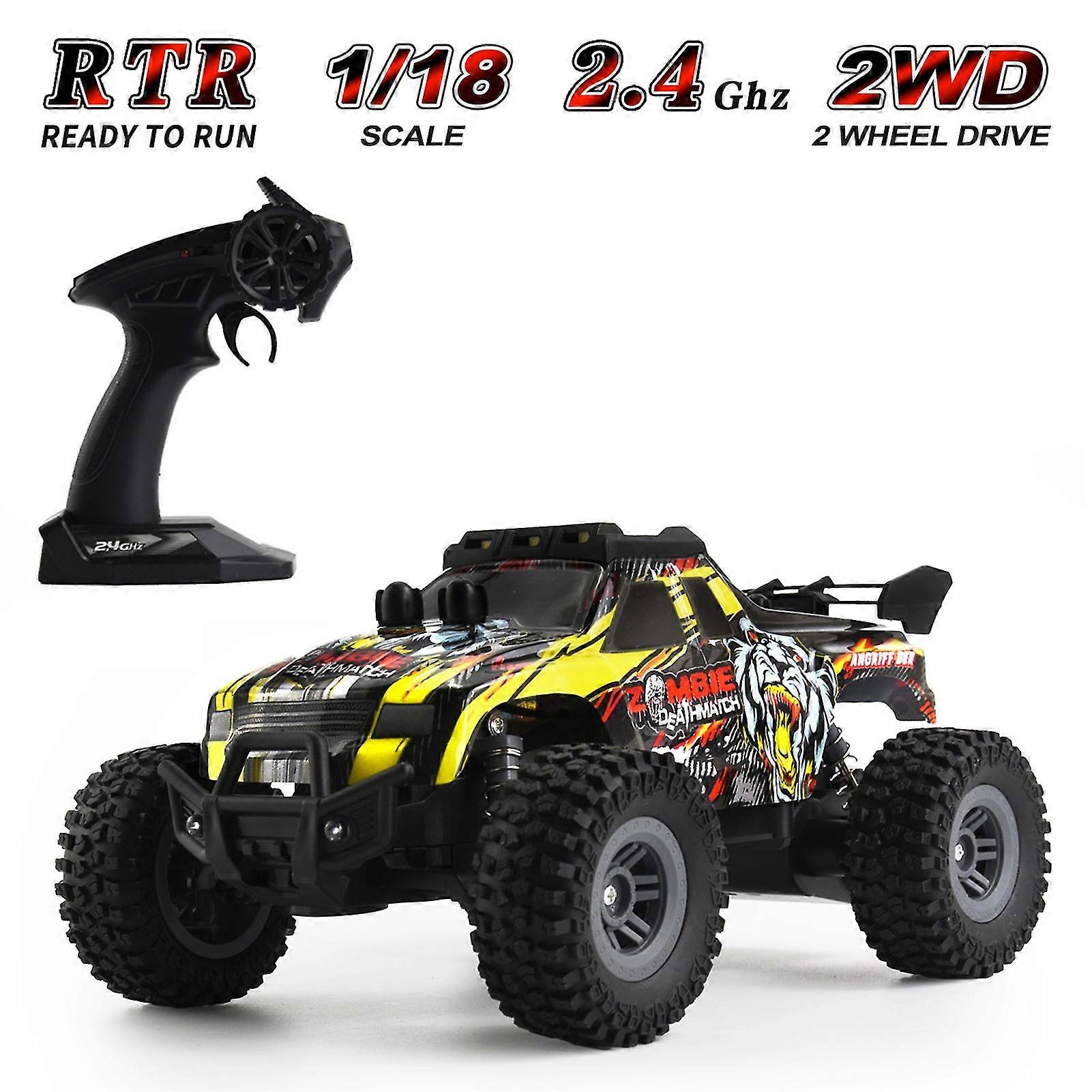 Rc Fuoristrada Camion Rc Auto Telecomando Auto 1/18 2.4ghz 2wd Arrampicata Auto Rtr Giocattolo Per Bambini Ragazzi