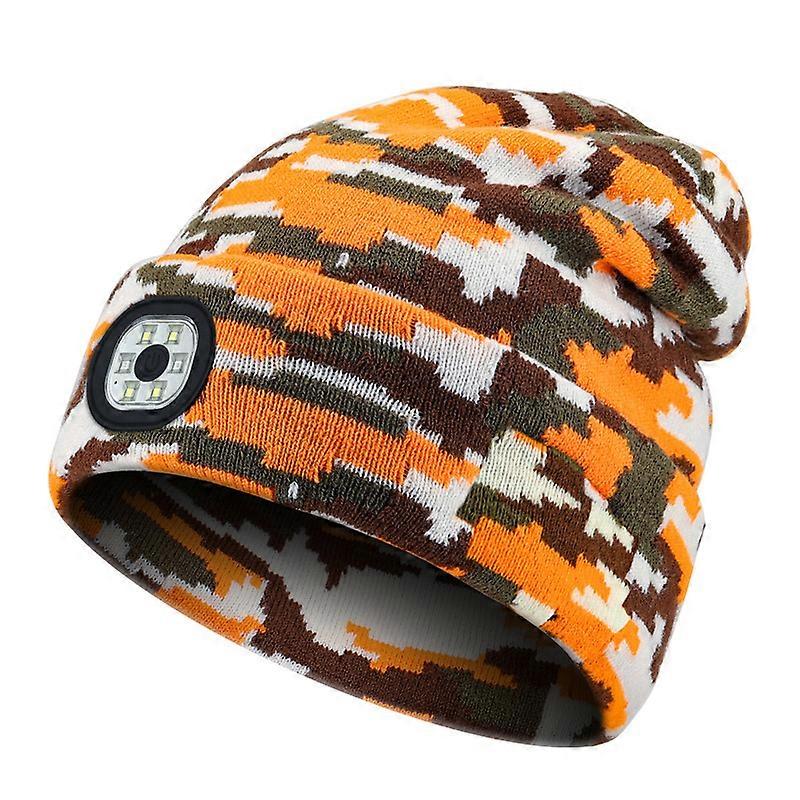 LED Knitted Rechargeable Washable Warm Light Up Beanie