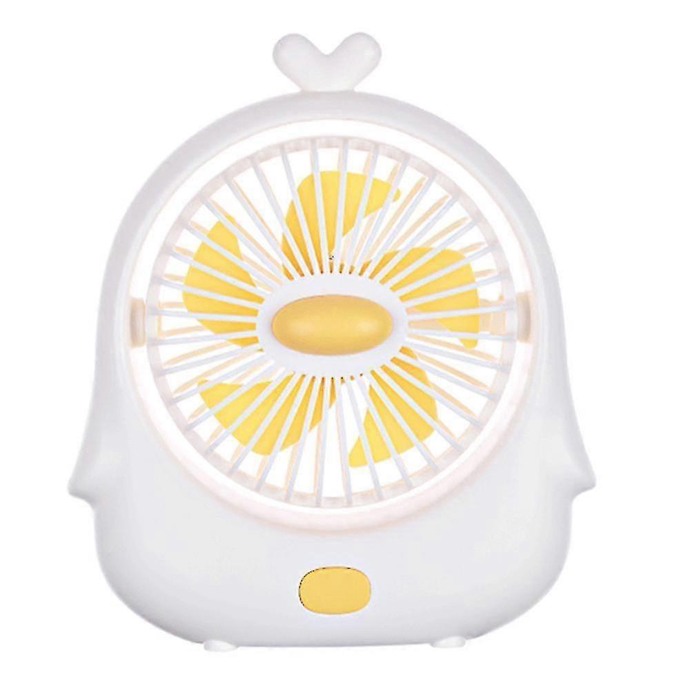 Mini Desktop Fan Portable Handheld Fan Usb Charging Desktop Cartoon Student Fan