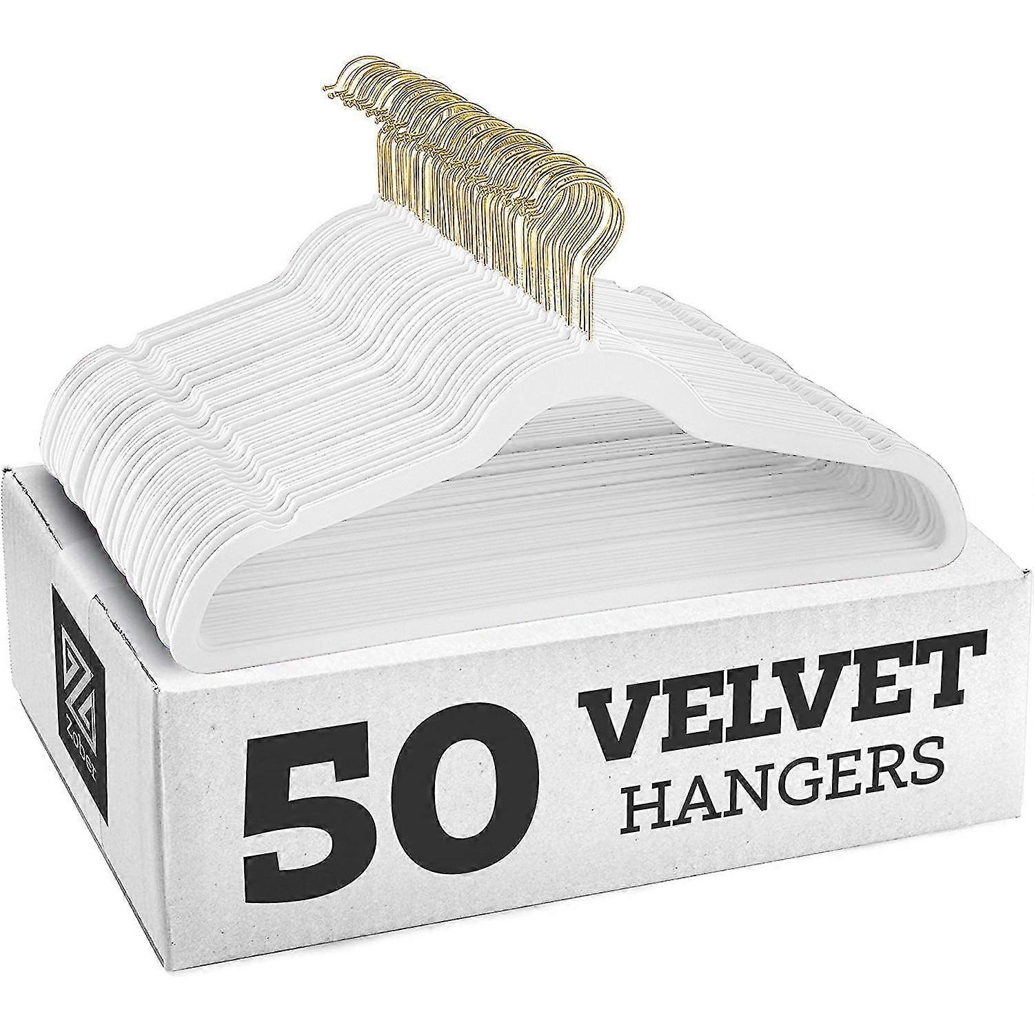 Anti-Rutsch-Samtbügel - Kleiderbügel (20er-Pack)