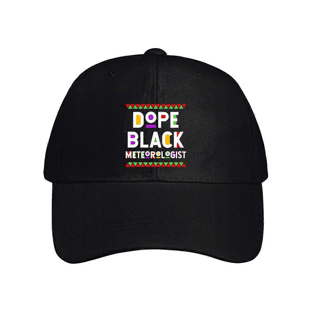 Dope svart meteorolog baseballcaps