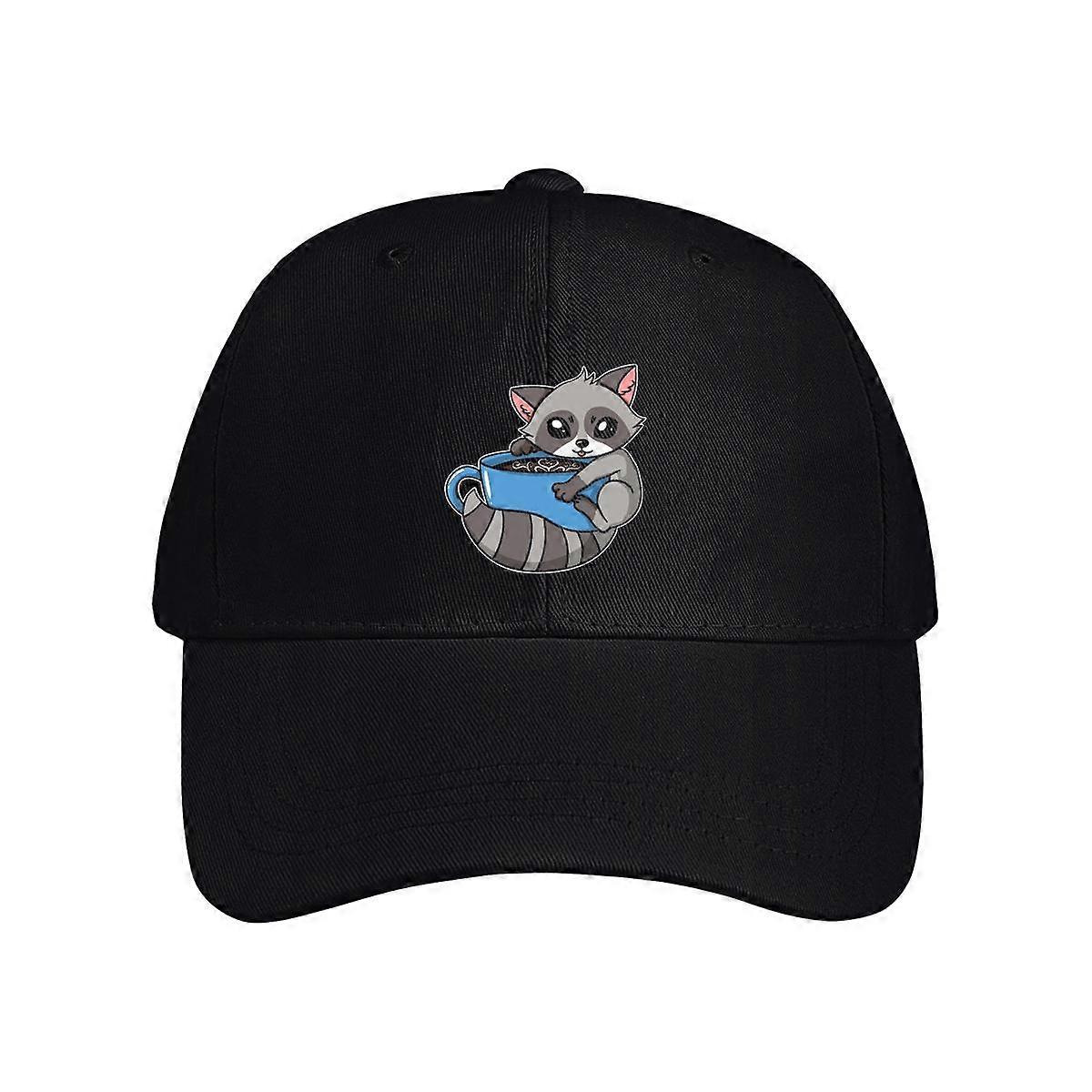 Raccoon Coffee Baseball Cap