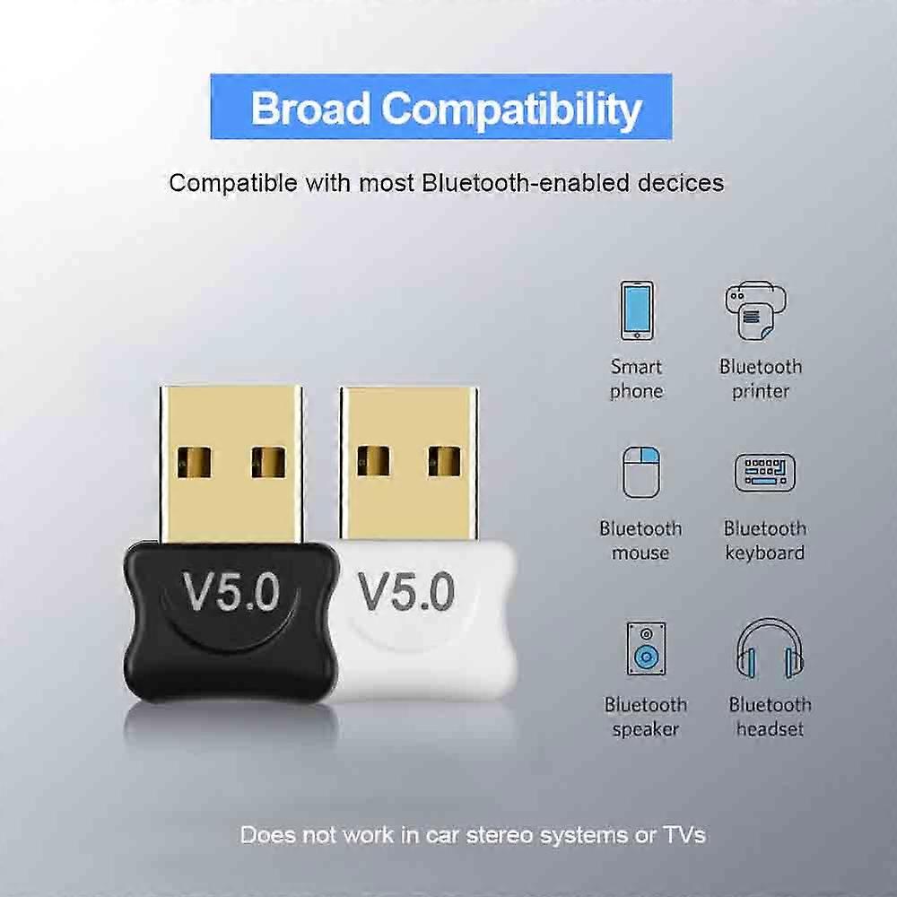 Bluetooth-compatible 5.0 Receiver Transmitter USB Adapter Audio Encoder Wireless USB Adapter for PC Laptop