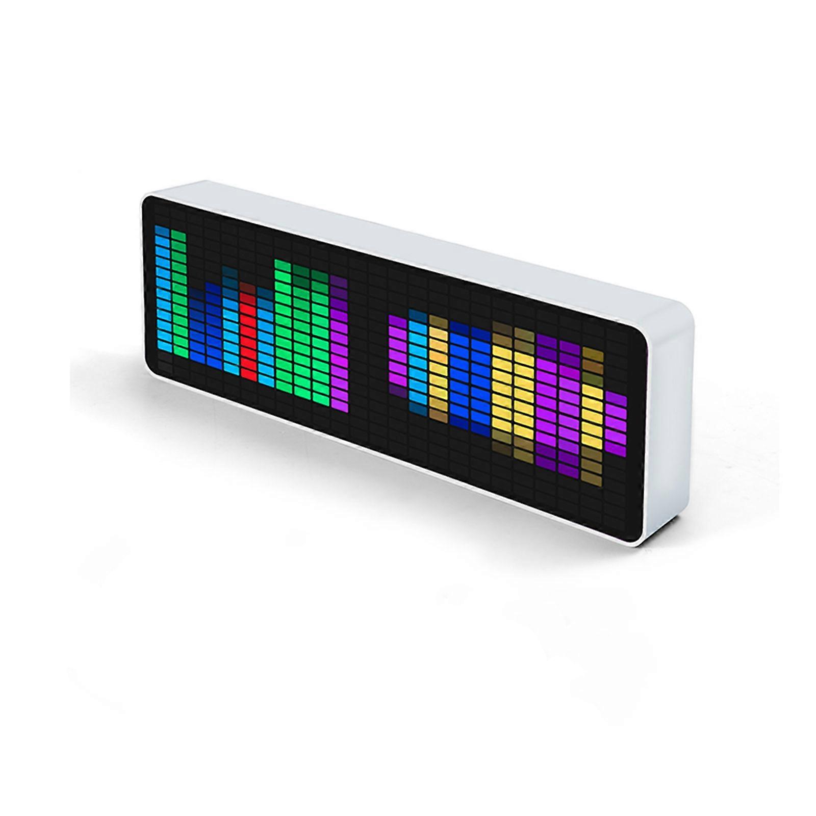 Durability Led Music Spectrum Analyzer Audio Indicator Colorful Spectrum Clock