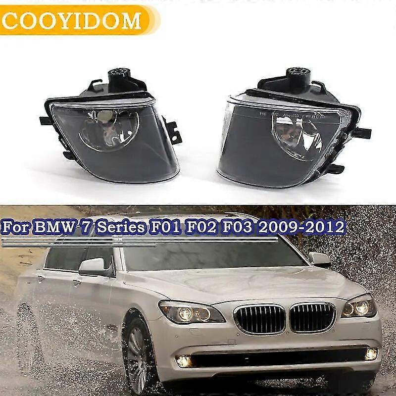COOYIDOM Front Bumper Fog Light Lamp Driving For BMW 7 Series F01 F02 F03 2009 2010 2011 2012 63177182195 63177182196 Car light