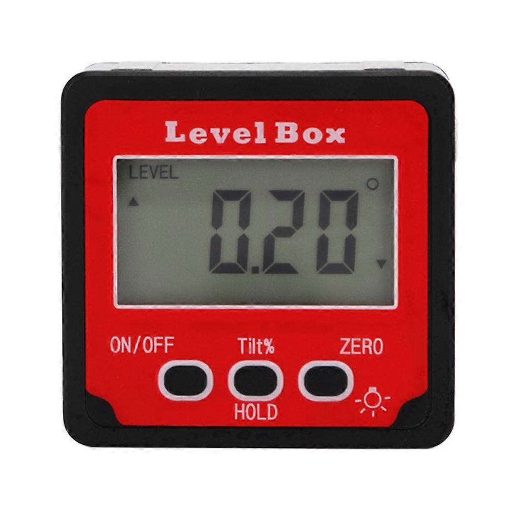 Level Angle Gauge 360 Mini Measuring Digital Inclinometer With Magnetic Base