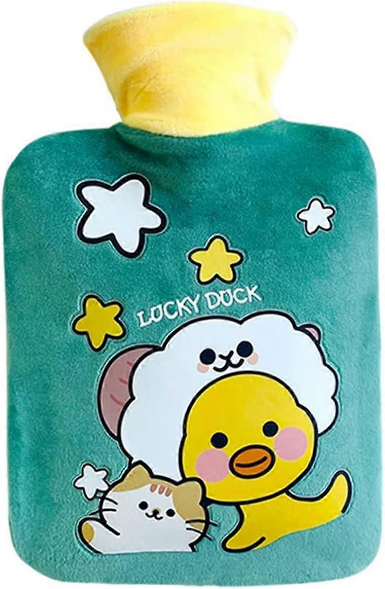 varmvattenpåse Varmvattenflaskor - Varm väska för menstruation Kall vinter handvärmare väska för smärtlindring Fotvärmare kramper (Färg : 01, Storlek: 1000ml)