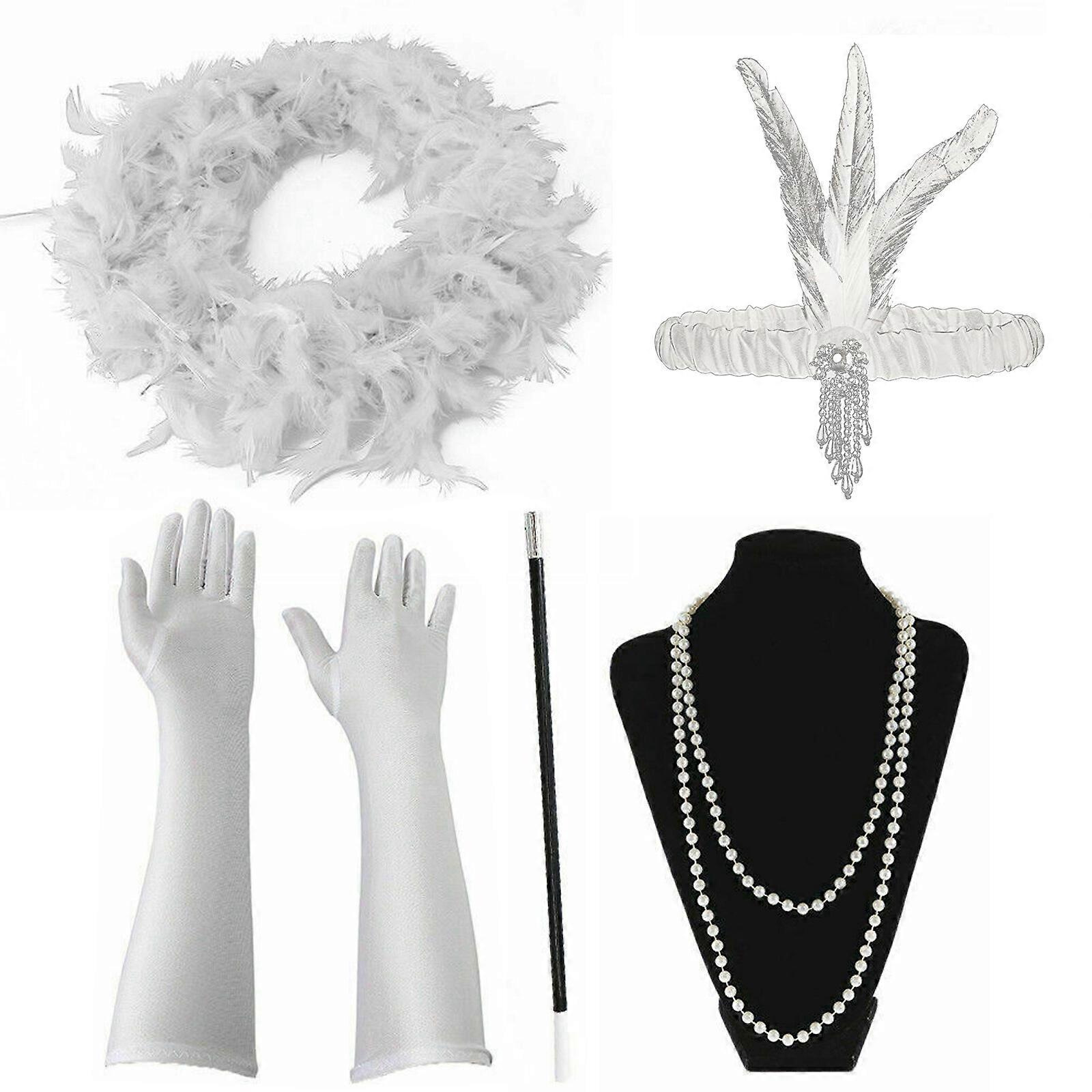 1920 -luvun Gatsby Sequin Fringed Paisley Flapper -mekko 20 -luvun asusteilla