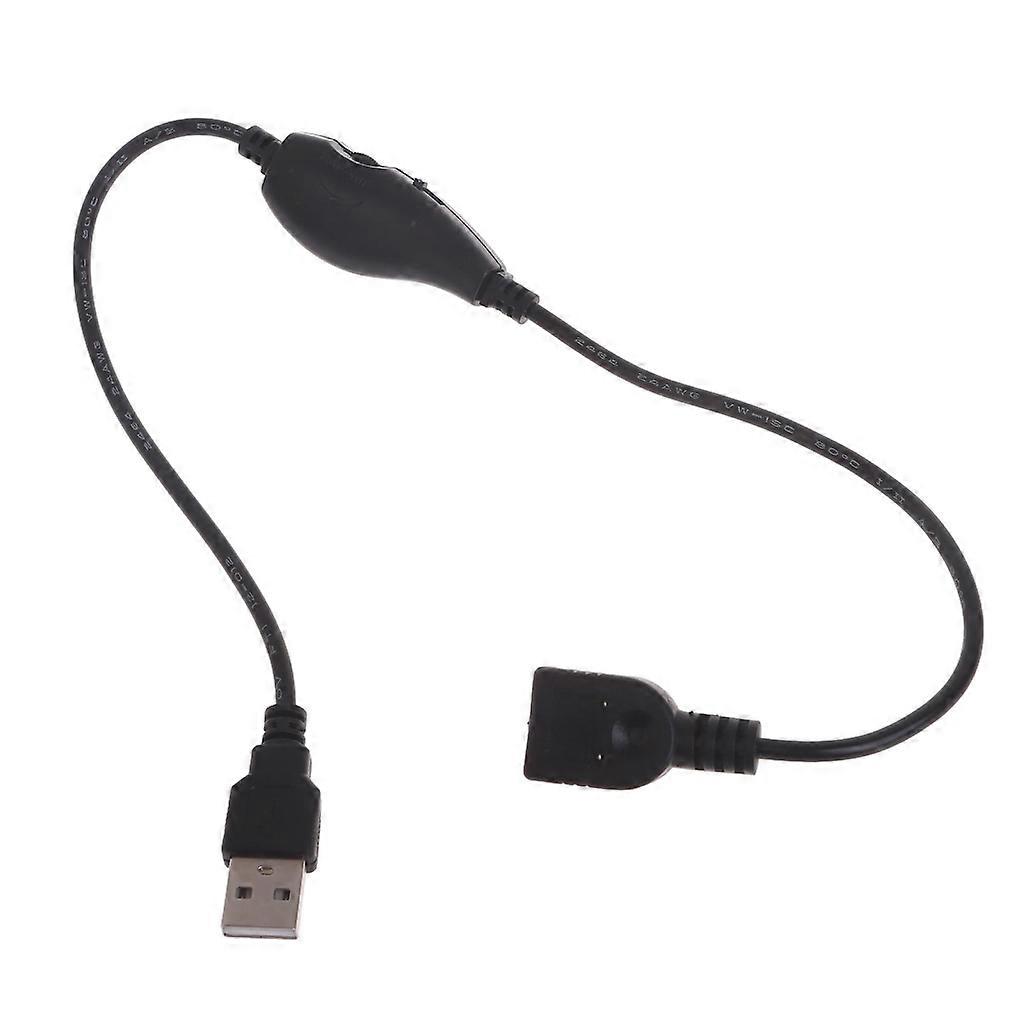 45cm USB Cable with Dimmer Switch ON/OFF Cable Extension USB Power Supply Line