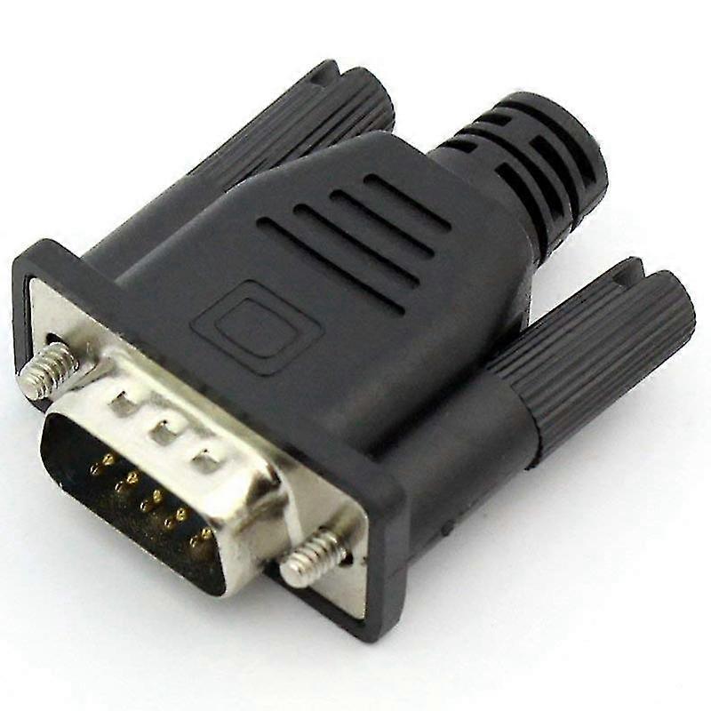 Vga Virtual Display Adapter Male Dummy Plug Edid Headless Ghost Emulator Lock Plate