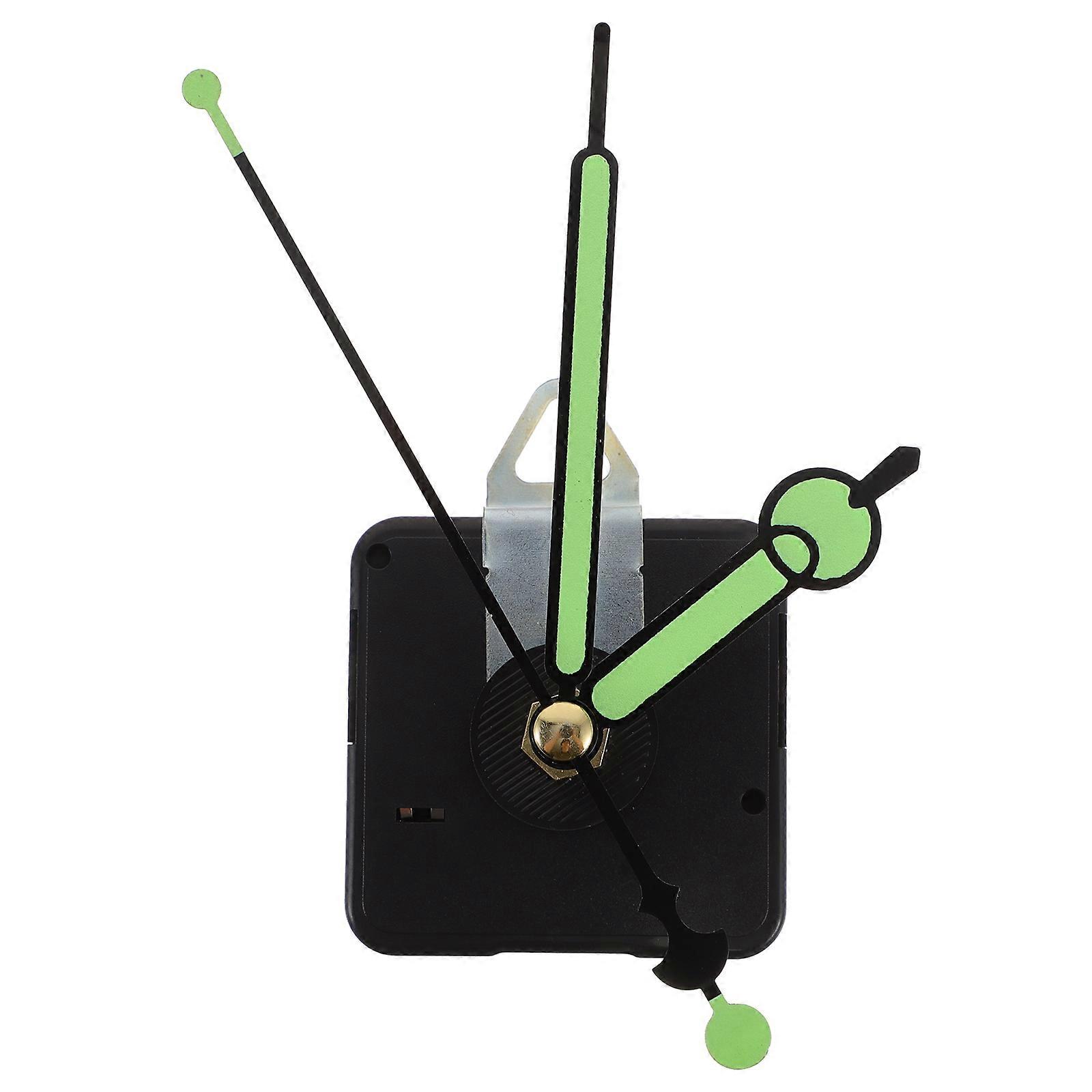 1 Set Clock Mechanism Glow In The Dark Hands Quartz Clock Replacements Parts Clock Kit