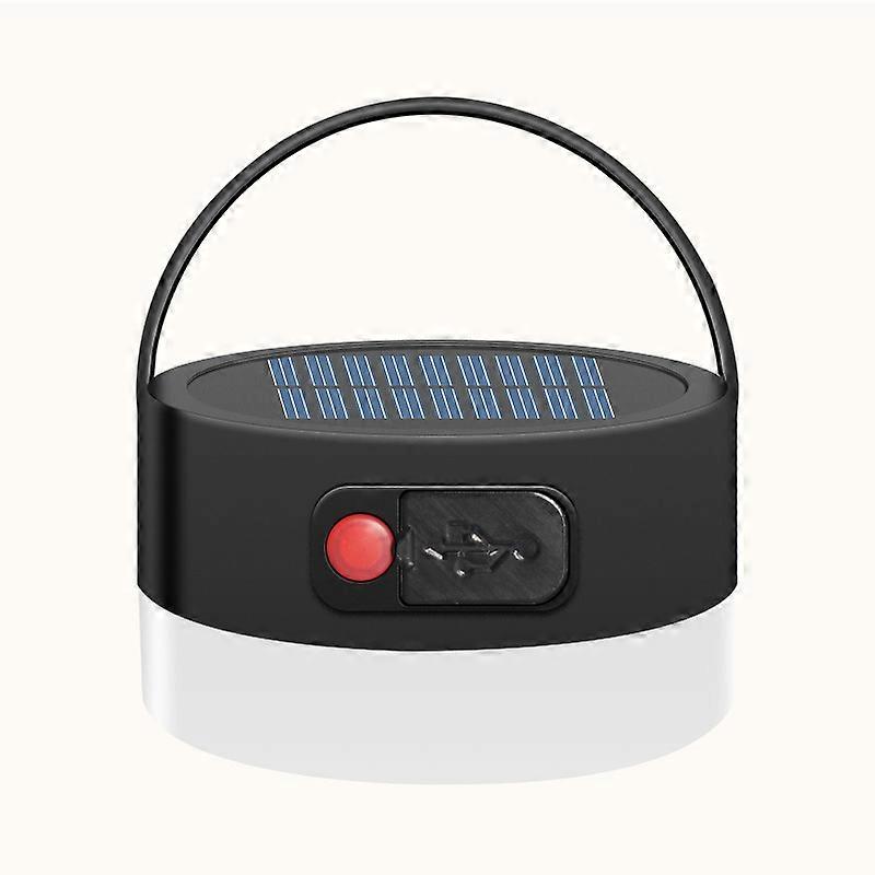 2024فانوس ضوء التخييم الشمسي ، مصباح خيمة LED قابل لإعادة الشحن USB ، 4 أوضاع لظهور فانوس التخييم في الهواء الطلق